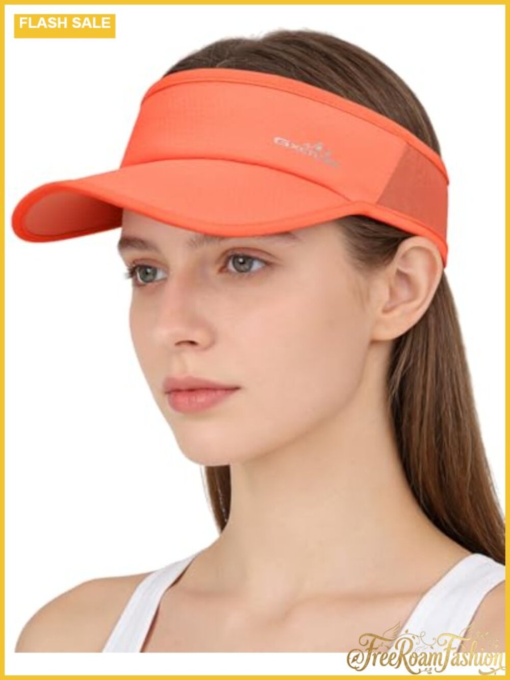 UPF 50+ Sun Visor Hat Lightweight Breathable Quick-Dry Tennis Golf Running